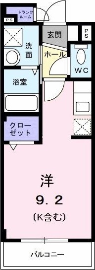 グランツ　フリーデ 304号室 間取り