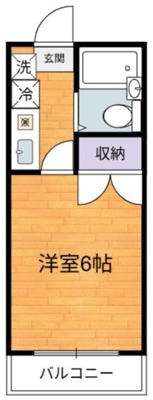 アーネスト 206号室 間取り
