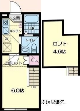 シティハイツ鹿沼台 102号室 間取り