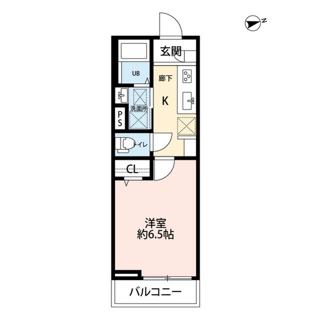 アムール橋本 103号室 間取り
