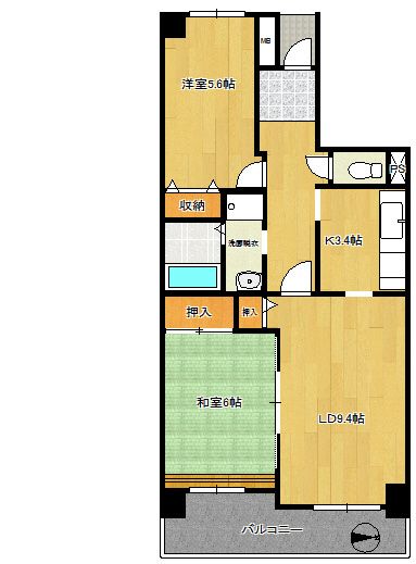 コーポレート相模原三丁目 902号室 間取り