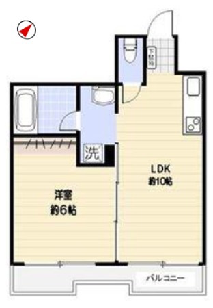 シャルール相模 602号室 間取り