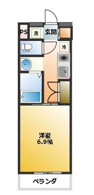 C's 3 KANEKO 205号室 間取り