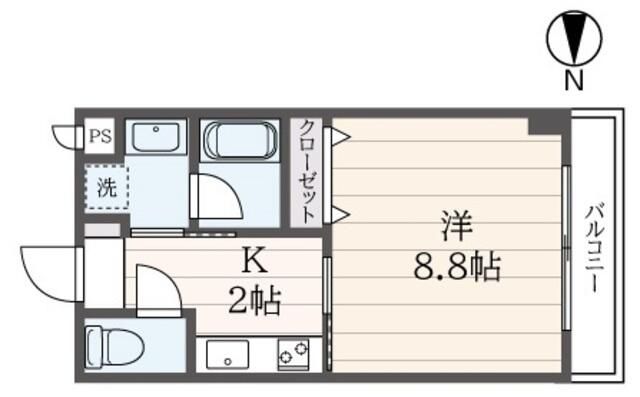 アーバンライフ南大沢 407号室 間取り