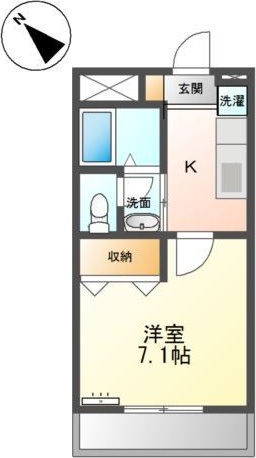 コンフォートＮ 103号室 間取り