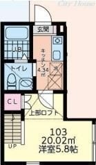 ＣＡＳＡ永山 103号室 間取り