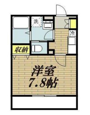 フルセイル相原 302号室 間取り