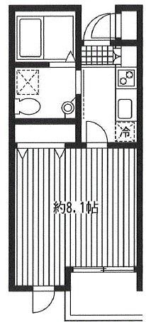 エマーレ永山 406号室 間取り