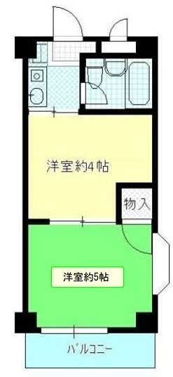 山寺ビル  408号室 間取り