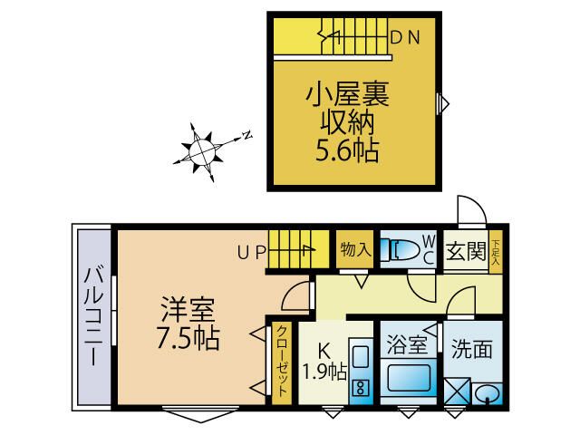 ＴＡＫＡガーデン 203号室 間取り