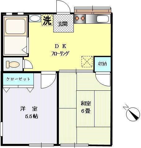 ドミールさがみ 101号室 間取り