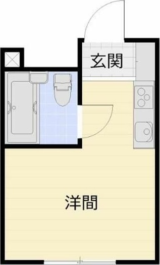 ポルシェ相模原 102号室 間取り