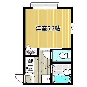 パピヨン相生 203号室 間取り