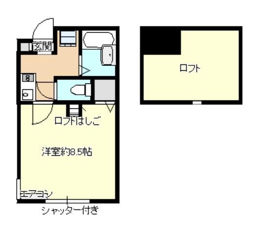 ラシャンス東橋本第３　２号棟 103号室 間取り