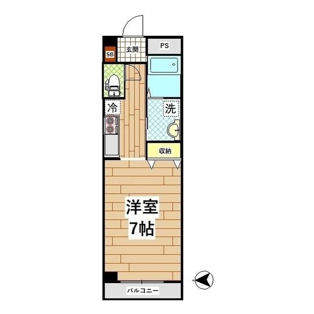 ハウスＫＴルーム 203号室 間取り