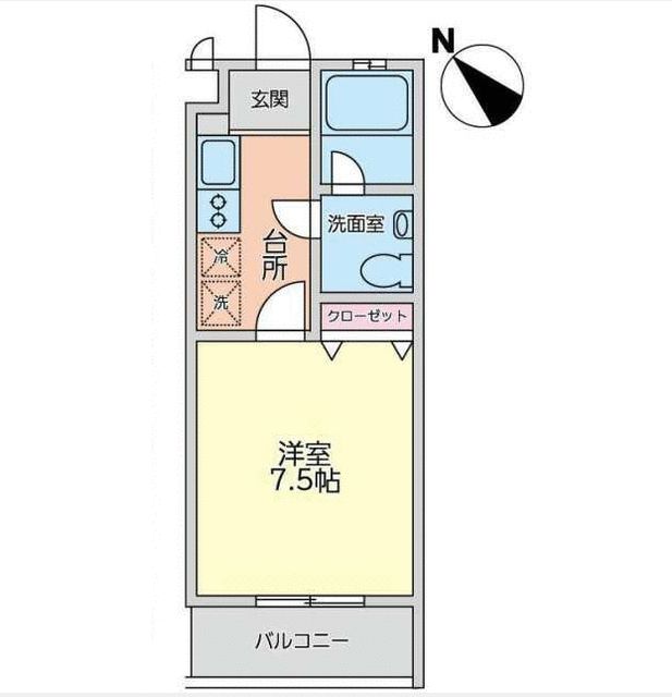 シャレー２１ 2-A号室 間取り