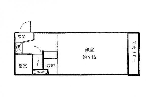ベルトピア 203号室 間取り