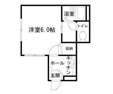 グランドウルス 101号室 間取り