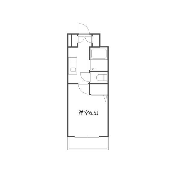 シャルムルミエール 205号室 間取り