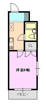 星が丘マンション  401号室 間取り