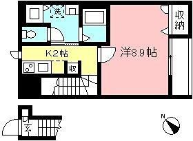 Levee  202号室 間取り