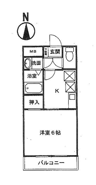 Ｍ・ルミエール 101号室 間取り