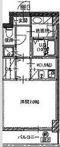 S-FORT八王子堀之内 303号室 間取り