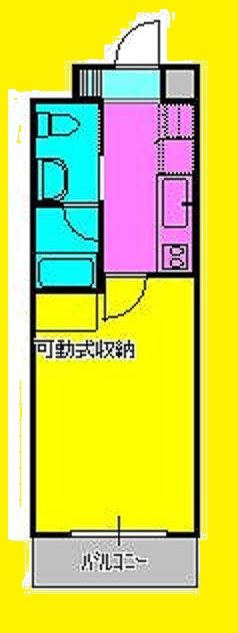 矢部３丁目マンション 208号室 間取り