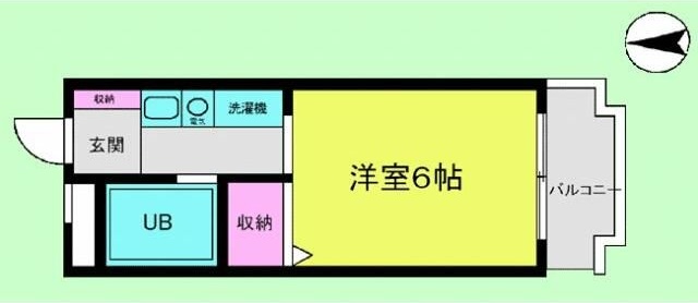 コーポ甘利 305号室 間取り