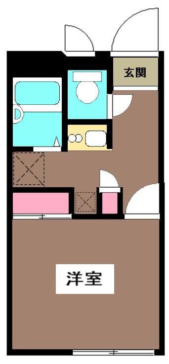 オラシオン 104号室 間取り