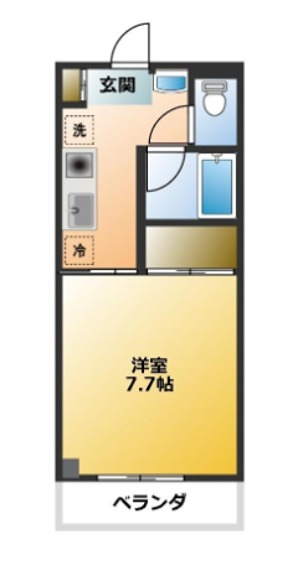 C's 14 MINEGISHI 408号室 間取り