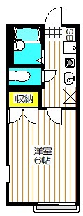 アメニティハイツA 101号室 間取り