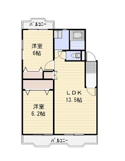アンソレイユ・Ｋ 301号室 間取り