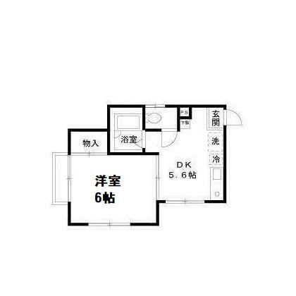 エクセル木曽 201号室 間取り