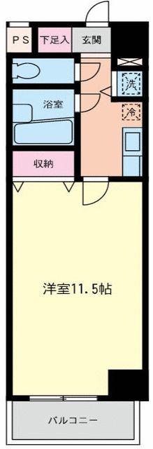 第５ＳＫビル 706号室 間取り