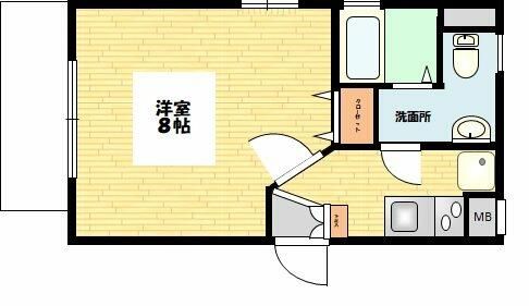ＳＥＮＴＩＯ橋本 508号室 間取り