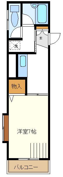 アーバンライフ永山 201号室 間取り