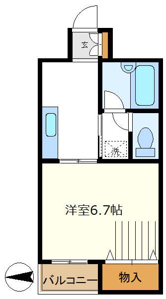 アーバンライフ永山 202号室 間取り