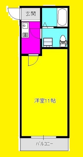 スタツィオーネ  307号室 間取り