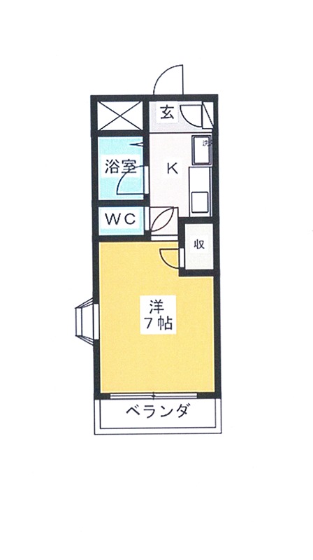 クオーレ橋本 301号室 間取り
