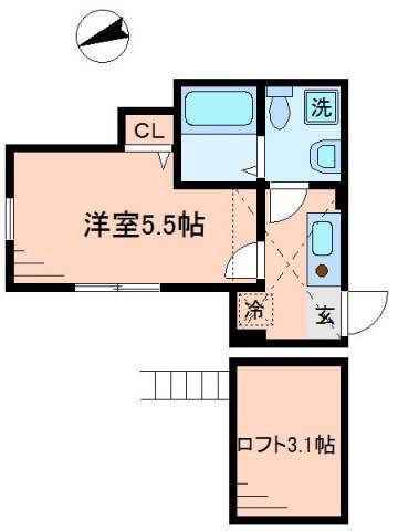マイスペース古淵 101号室 間取り