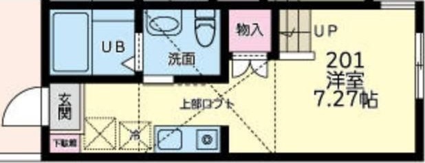 Luana淵野辺 201号室 間取り