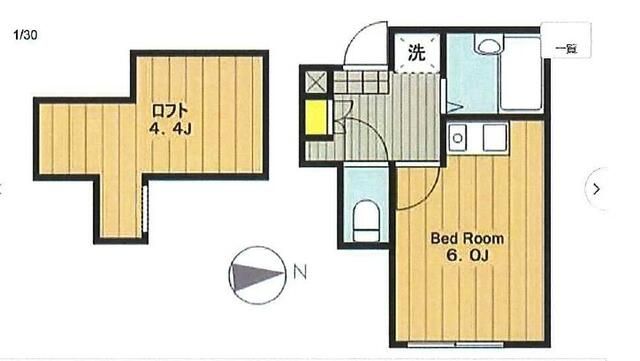 リヴェール橋本 203号室 間取り