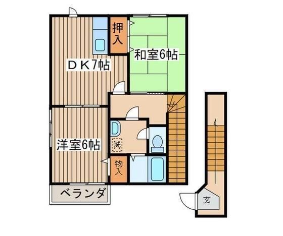 エトワール弐番館 203号室 間取り
