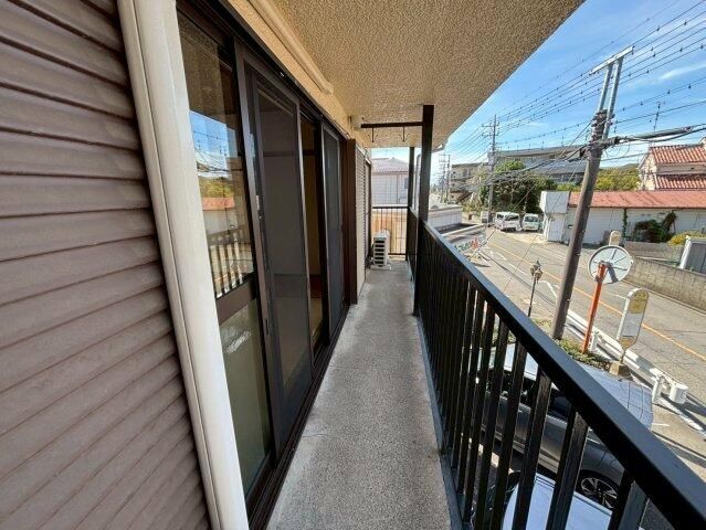 井上コーポ ベランダ