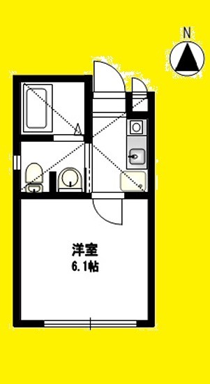 ロッシェル橋本3　1号棟  203号室 間取り