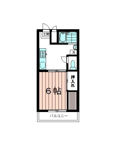 諏訪ハイム12 205号室 間取り