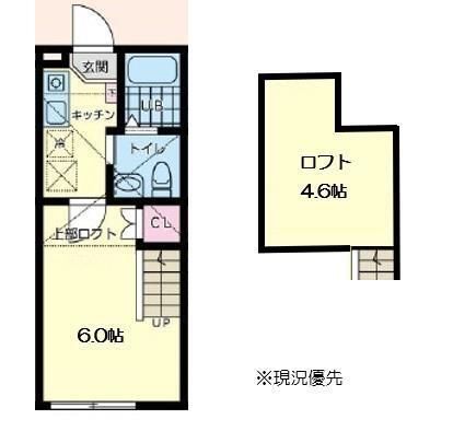 シティハイツ鹿沼台 202号室 間取り