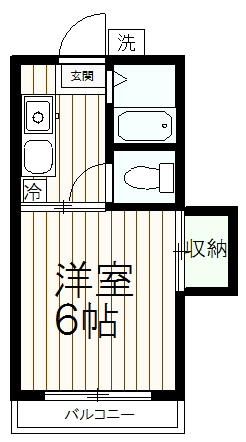 フォーブルハヤシ 105号室 間取り