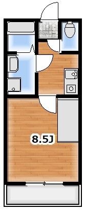 ミアカーサ・エフ 201号室 間取り